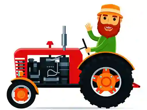Spel Cartoon Farm Traktors på nätet