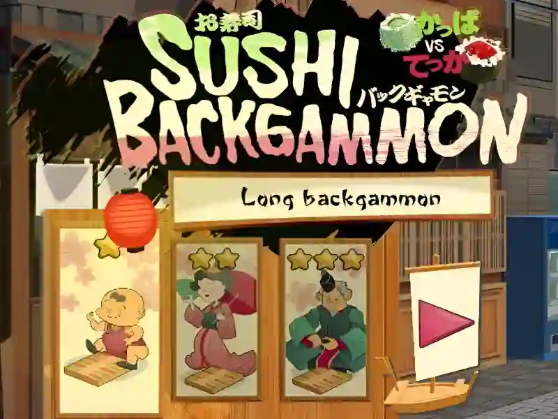 Spel Sushi Backgammon på nätet
