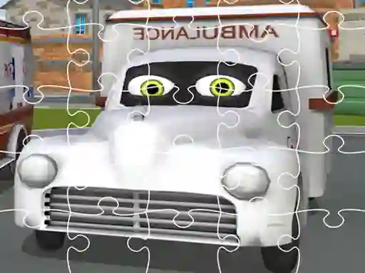 Spel Ambulance Trucks Jigsaw på nätet