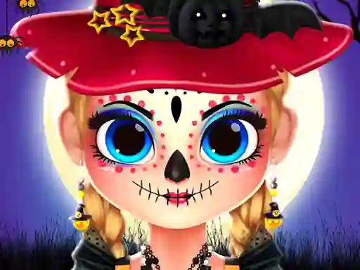 Spel Little Lily Halloween Prep på nätet