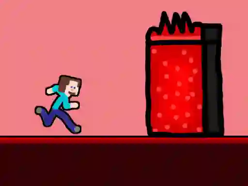 Spel Steveman Lava World på nätet