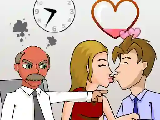 Spel Secret Office Kissing på nätet