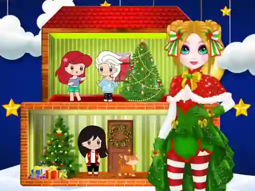 Spel Christmas Puppet Princess House på nätet