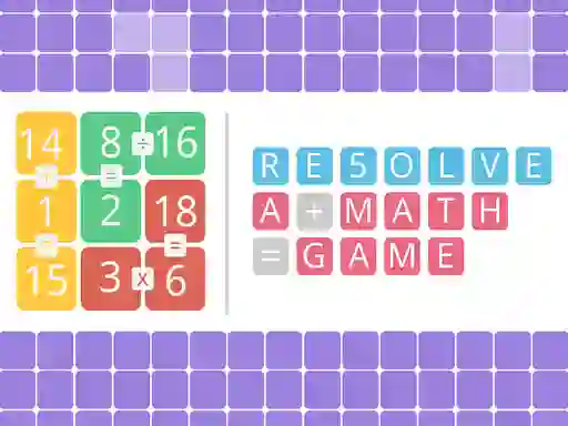 Spel Resolve a math game på nätet