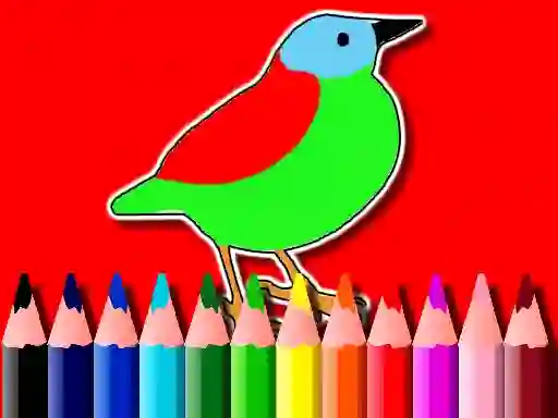 Spel Back To School: Birds Coloring Book på nätet