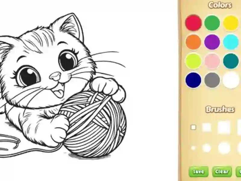 Spel Cat Coloring Book på nätet