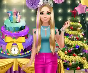 Spel Blondie Winter Party på nätet