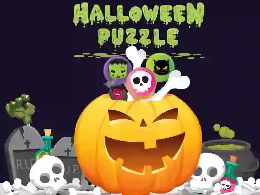 Spel Halloween Puzzle på nätet