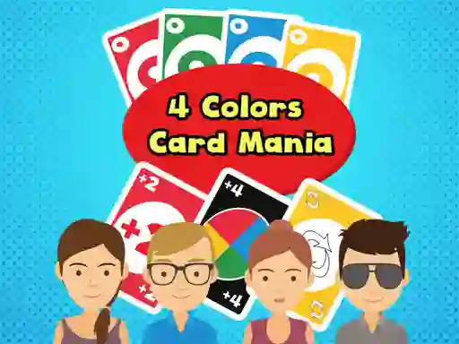 Spel 4 Colors Card Mania på nätet