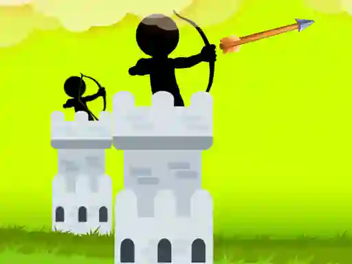 Spel Stickman Archer Castle på nätet