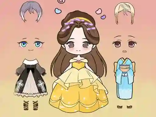 Spel Vivi Doll Dress Up på nätet