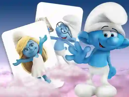 Spel Smurfs memory card Match på nätet