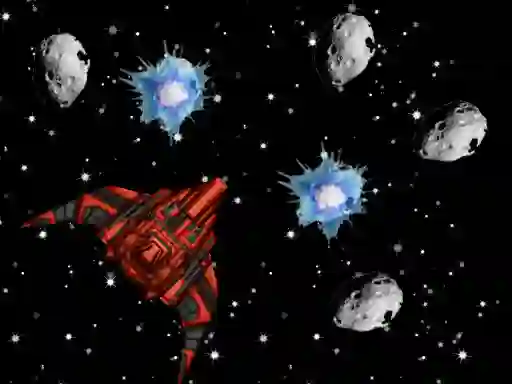 Spel Asteroid Rain på nätet