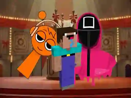 Spel Nextbots on Minecraft Squid Game Sprunki på nätet