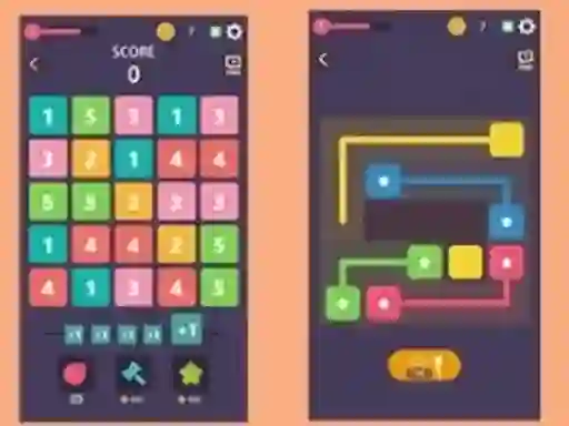 Spel 3 in 1 Puzzle på nätet