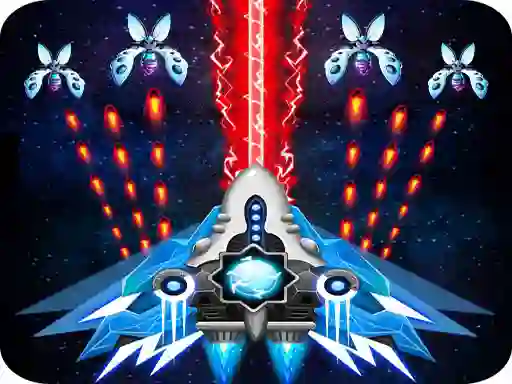 Spel 2D Space Shooter på nätet