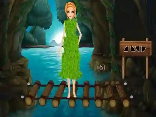Spel Girl With Costume Escape på nätet