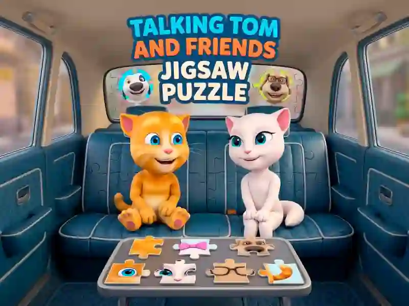 Spel Talking Tom and Friends Jigsaw Puzzle på nätet