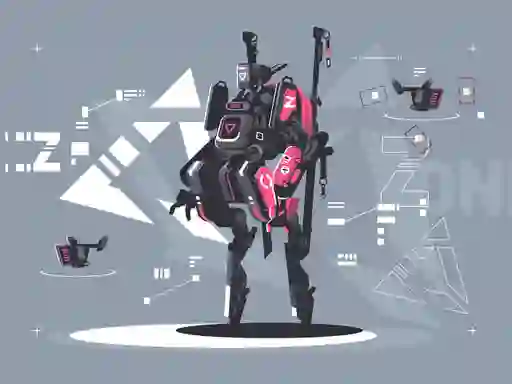 Spel Alien Robot Warrior Hidden på nätet