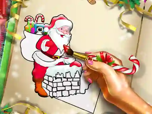 Spel Santa Christmas Coloring på nätet