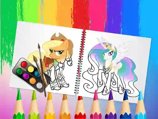 Spel Sweet Pony Coloring Book på nätet