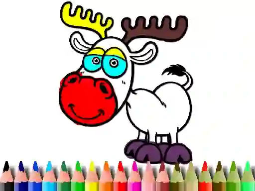 Spel Back to School: Deer Coloring Book på nätet