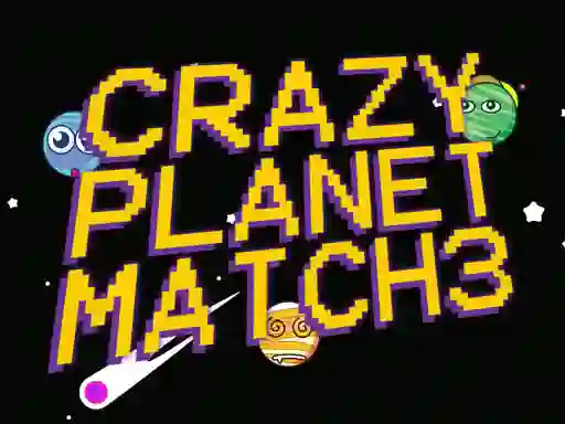 Spel Crazy Planet Match 3 på nätet