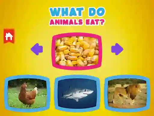Spel What Do Animals Eat? på nätet