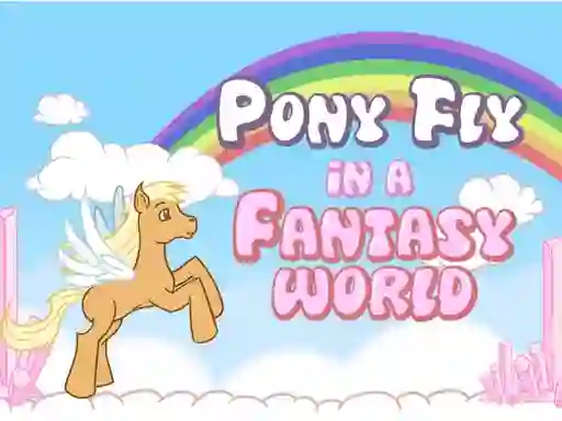 Spel Pony fly in a fantasy world på nätet