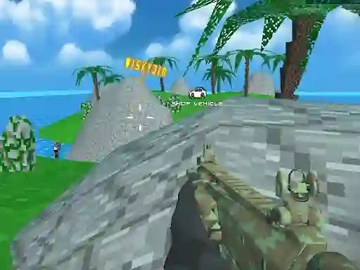 Spel Blocky Combat SWAT Desert Storm Zombie på nätet