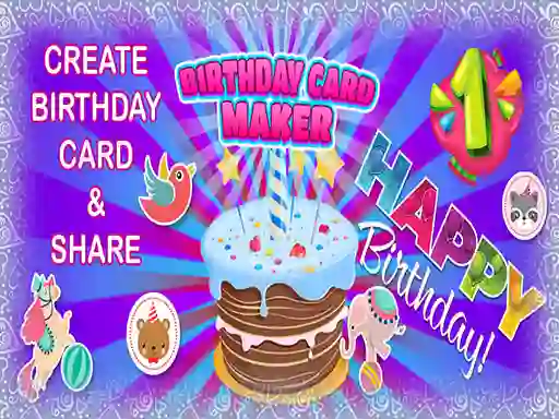Spel Birthday Card Maker på nätet