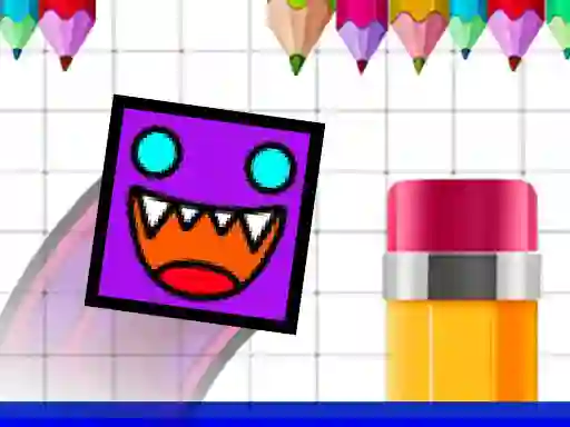 Spel Geometry Jump Sketchy på nätet