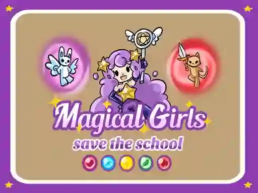 Spel Magical Girls Save the School på nätet