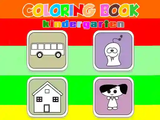 Spel Coloring Book Kindergarten på nätet