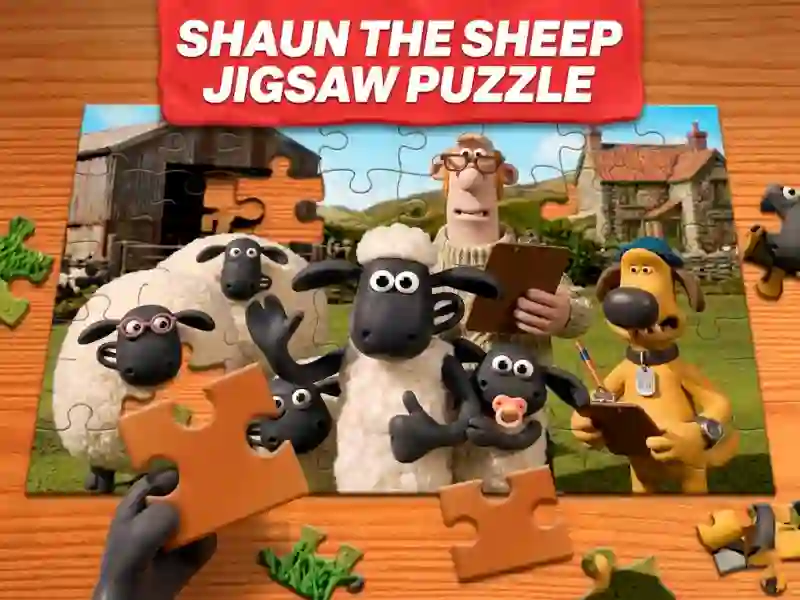 Spel Shaun the Sheep Jigsaw Puzzle på nätet