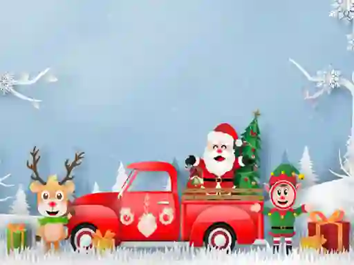 Spel Christmas Trucks Differences på nätet