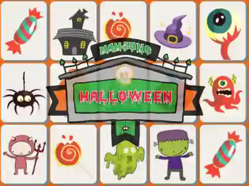 Spel Halloween Mahjong på nätet