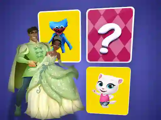 Spel The Princess and the Frog Memory Card Match på nätet