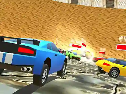 Spel Low Poly Smash Cars på nätet