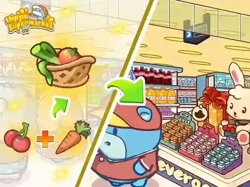 Spel Hippo Supermarket på nätet