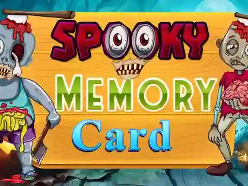 Spel Spooky Memory Card på nätet