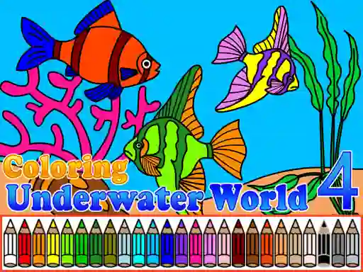 Spel Coloring Underwater World 4 på nätet