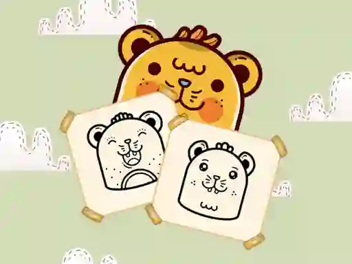 Spel Happy Hamster Coloring på nätet