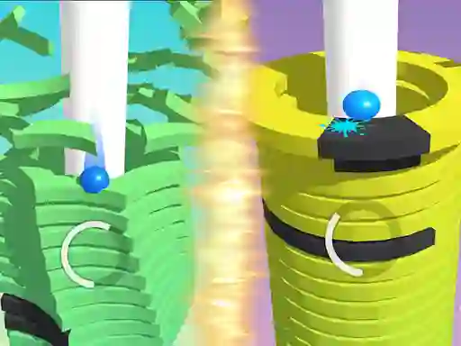 Spel Stack Ball Helix på nätet