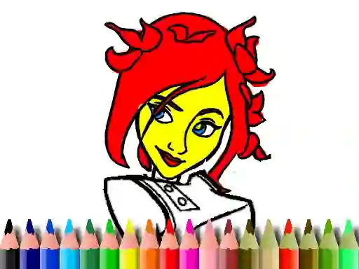 Spel Back To School: Cute Girl Coloring på nätet