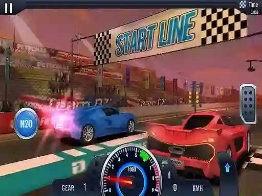 Spel Fast Line Furious Car Racing på nätet