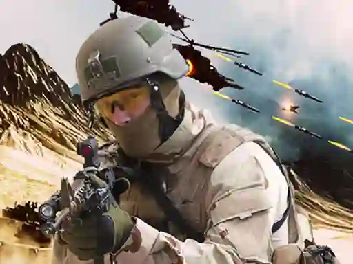 Spel Modern Commando Combat på nätet