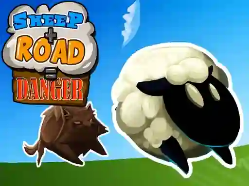 Spel Sheep + Road u003d Danger på nätet