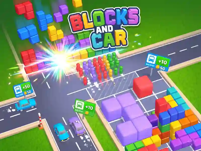 Spel Blocks and Car på nätet