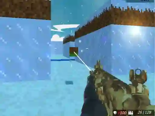 Spel Blocky Swat Shooting Iceworld Multiplayer på nätet